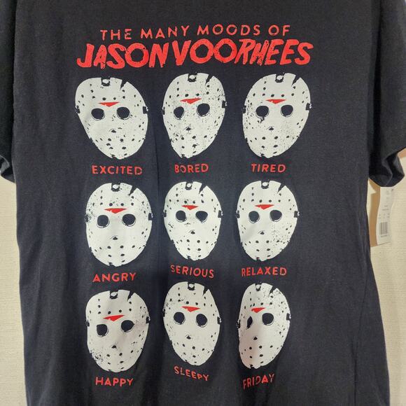 Friday the 13th ' Many moods of Jason Voorhees'' men's small shirt - Picture 2 of 5